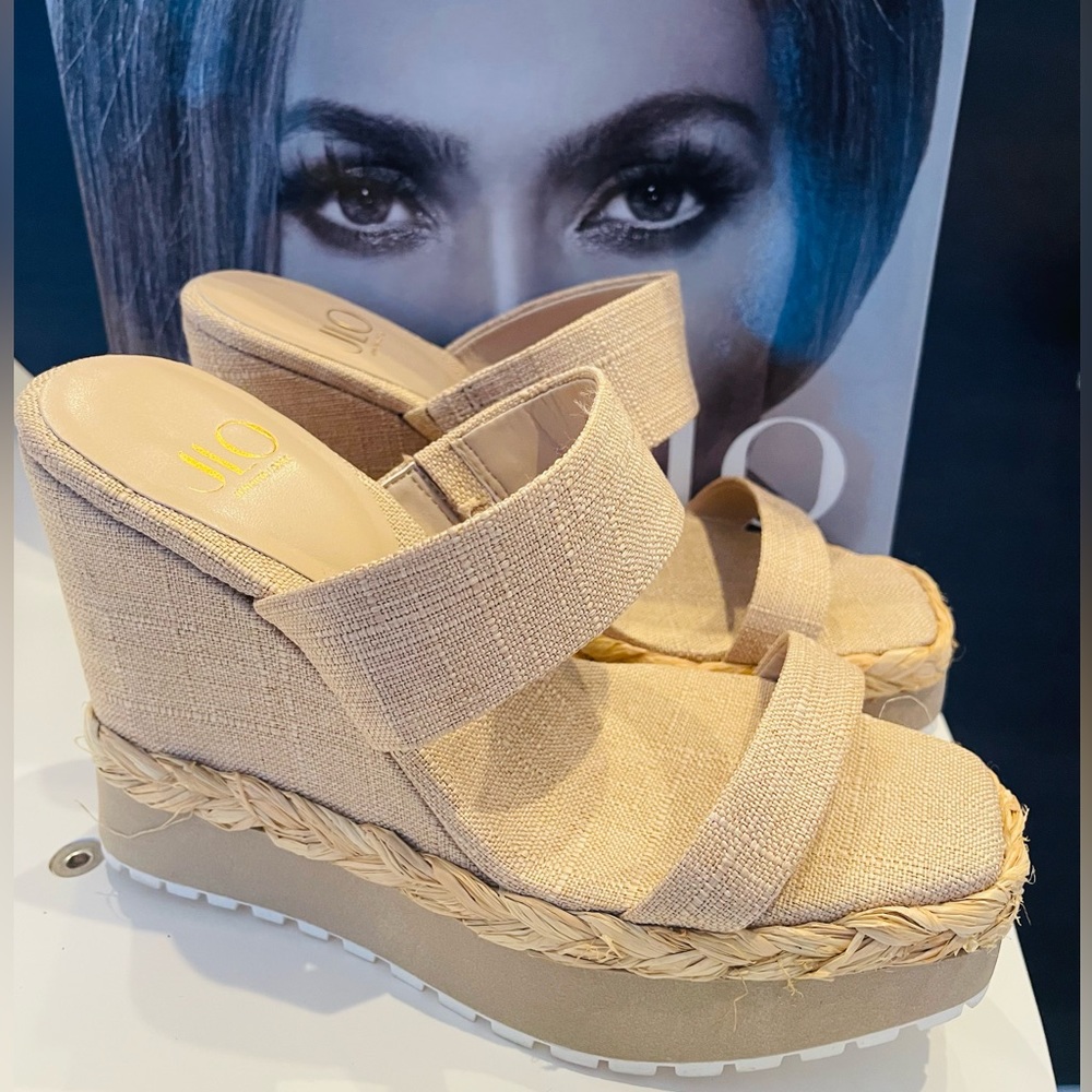 JLO JENNIFER LOPEZ Caleda Wedge Sandals